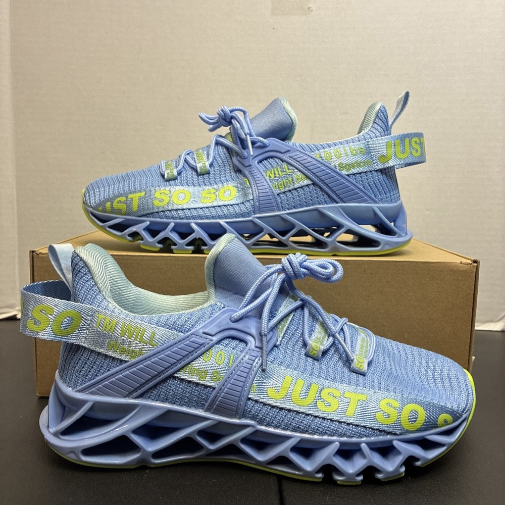 Just So So Sneakers Blue Non-Slip Running Sport Shoes EU 41 US Mens 8 Womens 10